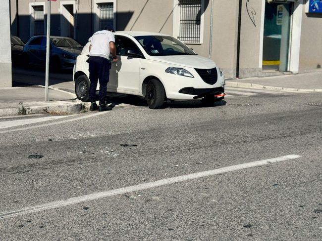 incidente auto moto statale civitanova (9)