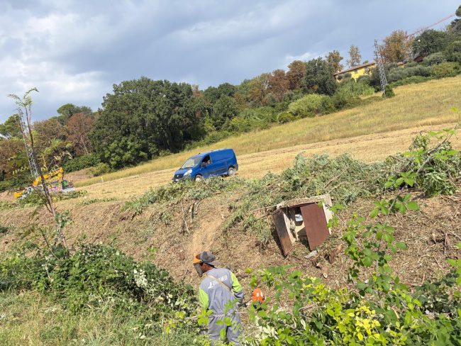 ponte sulla Septempedana lavori