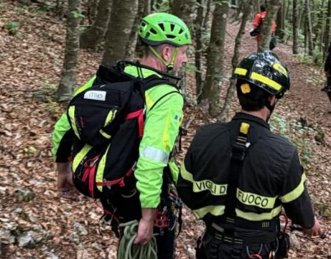 soccorso alpino vigili del fuoco