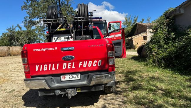 vigili del fuoco tolentino