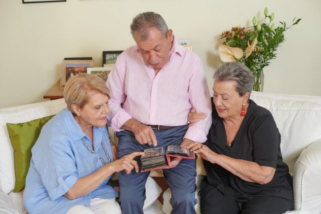 Luciana, Pierluigi e Anita, i nipoti del fondatore Romolo Sardellini