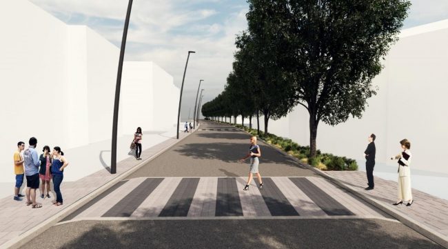 Rendering 2 Viale Montolmo
