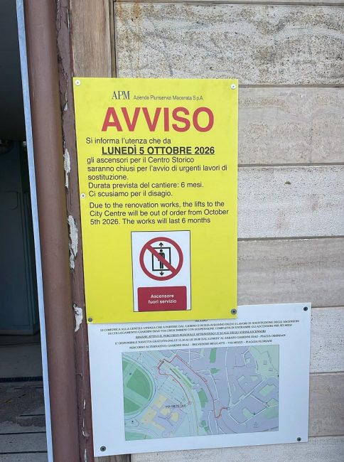 inizio lavori ascensore centro storico 3