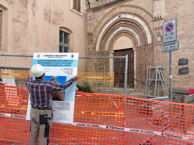 santa maria della porta lavori